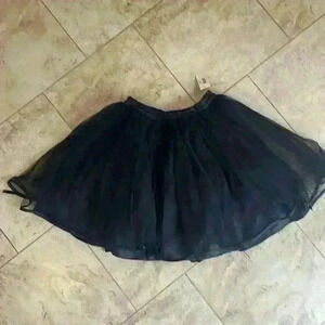 Maker’s Halloween Just Pretend NWT TUTU Blk  netting skirt perfect 4 any Costume